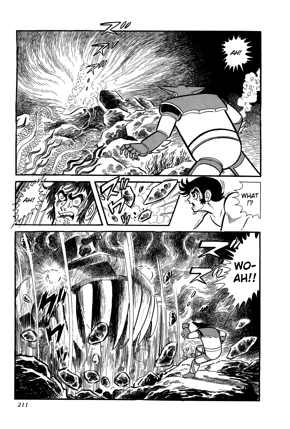 Getter Robo Chapter 5 page 15 - Chapter 5: Dark Lord of the Depths, Gore