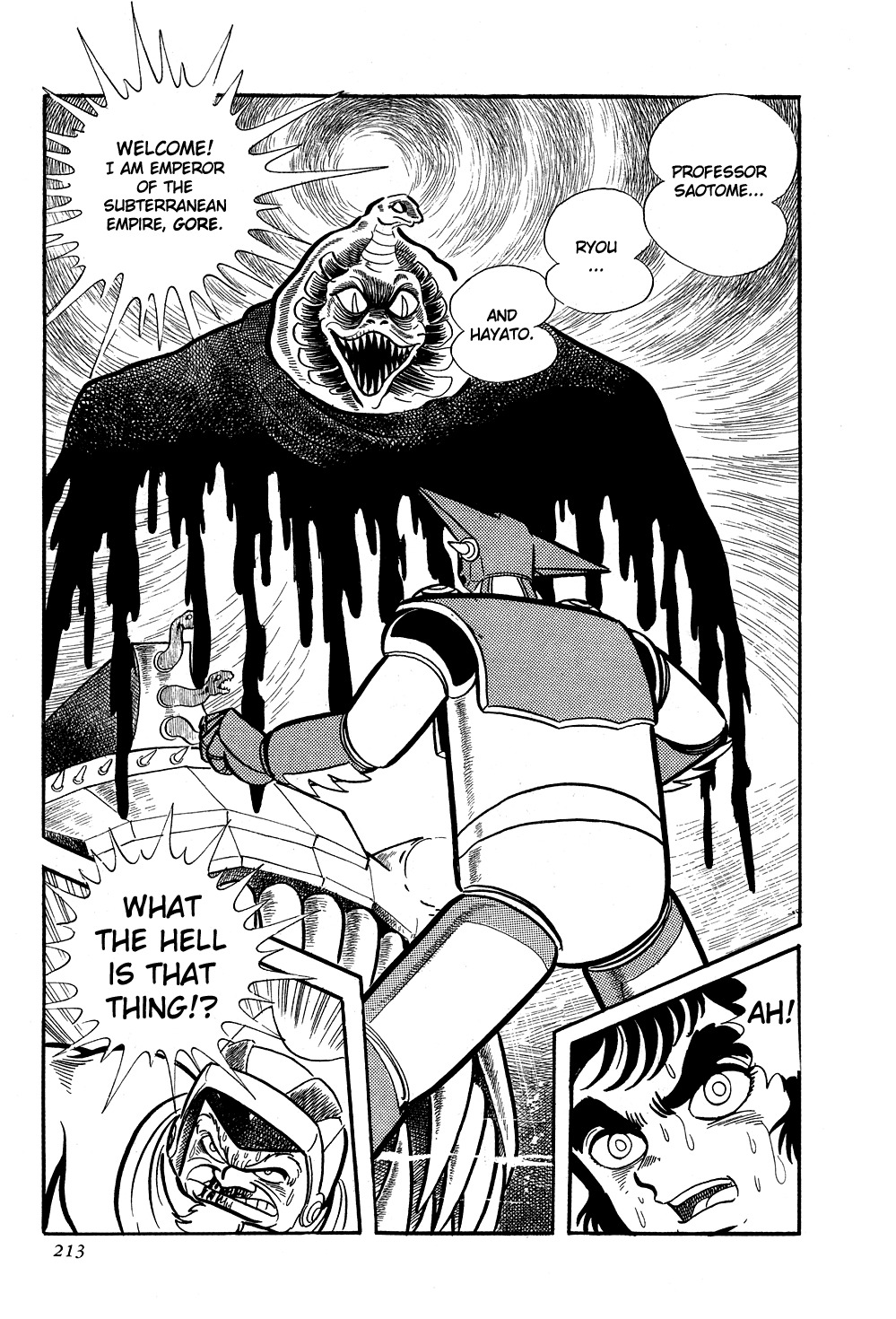 Getter Robo Chapter 5 page 17 - Chapter 5: Dark Lord of the Depths, Gore