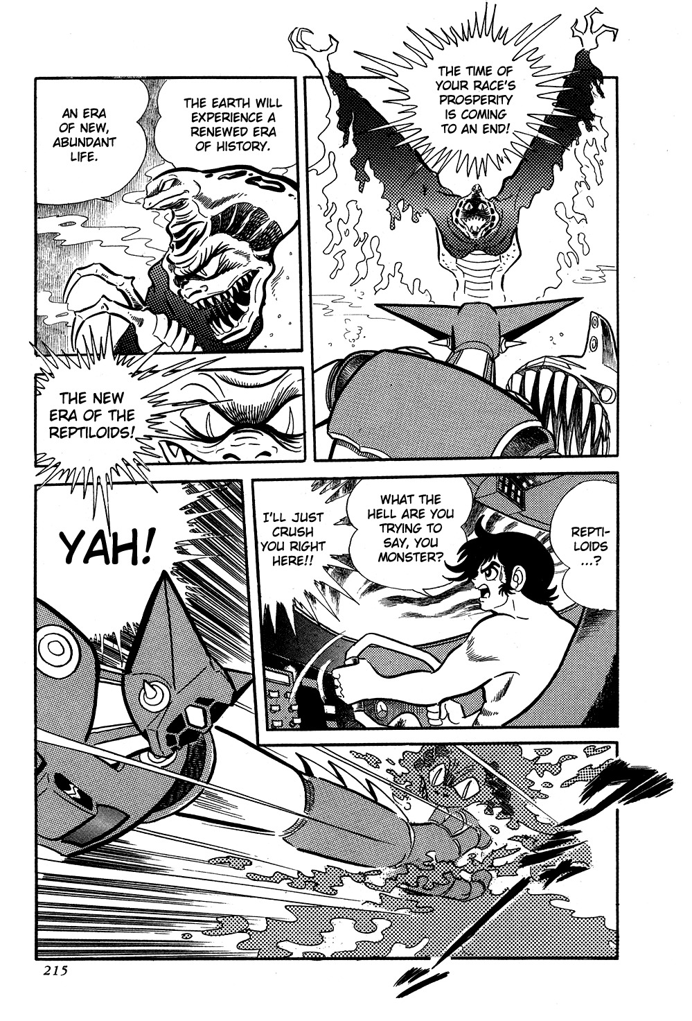 Getter Robo Chapter 5 page 19 - Chapter 5: Dark Lord of the Depths, Gore