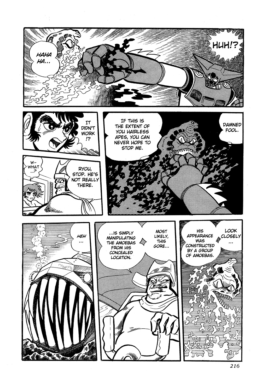 Getter Robo Chapter 5 page 20 - Chapter 5: Dark Lord of the Depths, Gore
