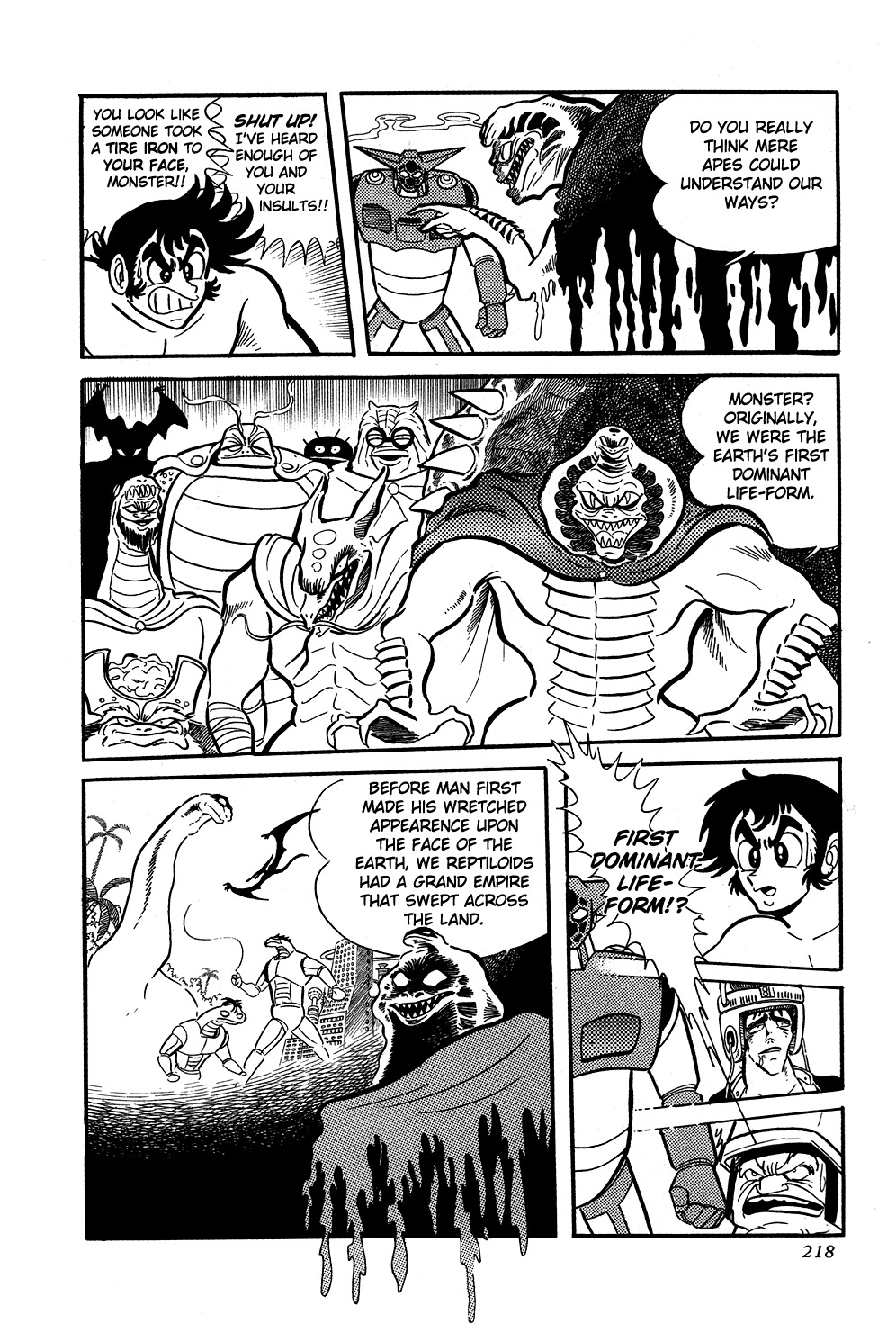 Getter Robo Chapter 5 page 22 - Chapter 5: Dark Lord of the Depths, Gore