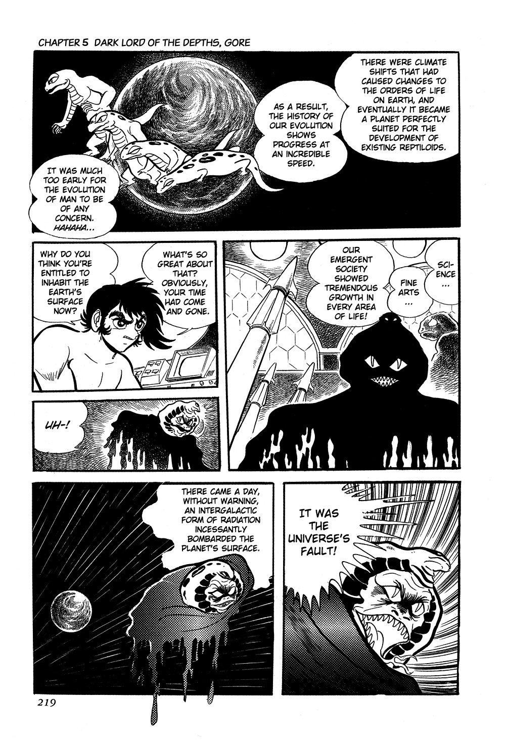 Getter Robo Chapter 5 page 23 - Chapter 5: Dark Lord of the Depths, Gore