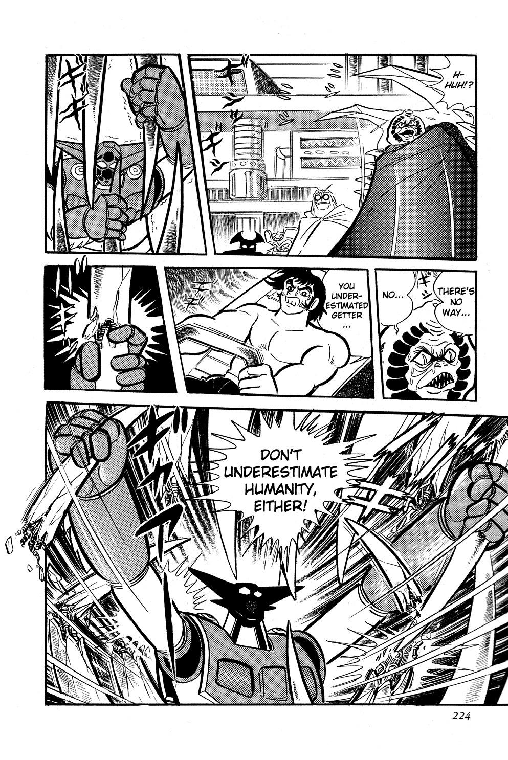 Getter Robo Chapter 5 page 28 - Chapter 5: Dark Lord of the Depths, Gore