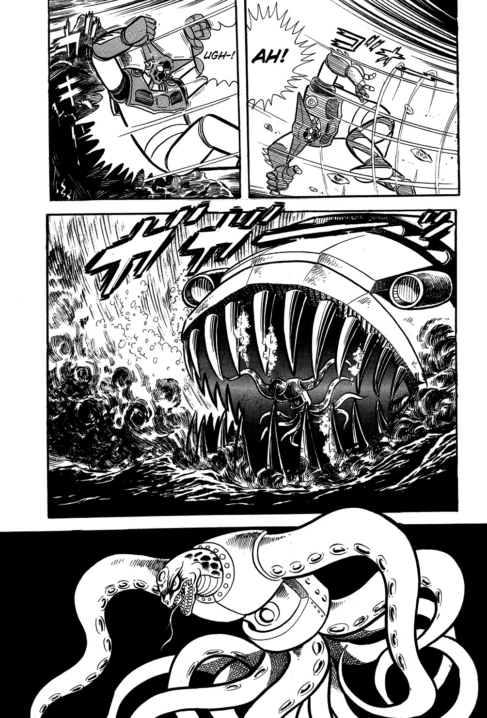 Getter Robo Chapter 5 page 30 - Chapter 5: Dark Lord of the Depths, Gore