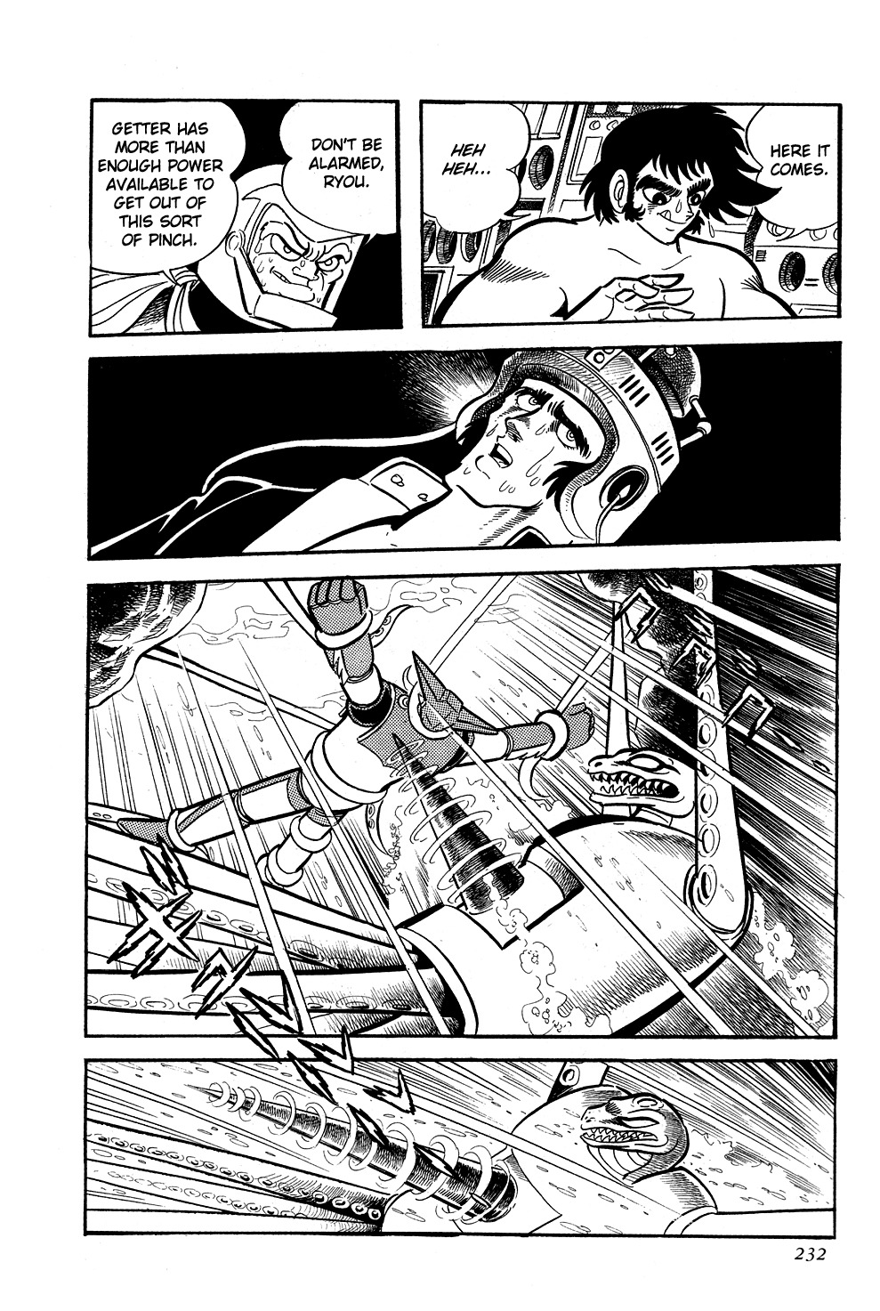 Getter Robo Chapter 5 page 36 - Chapter 5: Dark Lord of the Depths, Gore