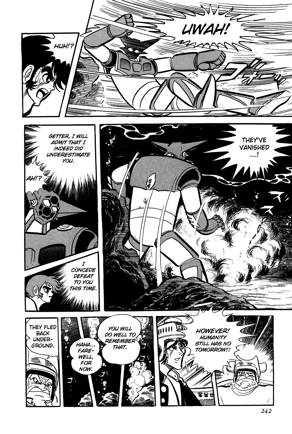 Getter Robo Chapter 5 page 46 - Chapter 5: Dark Lord of the Depths, Gore