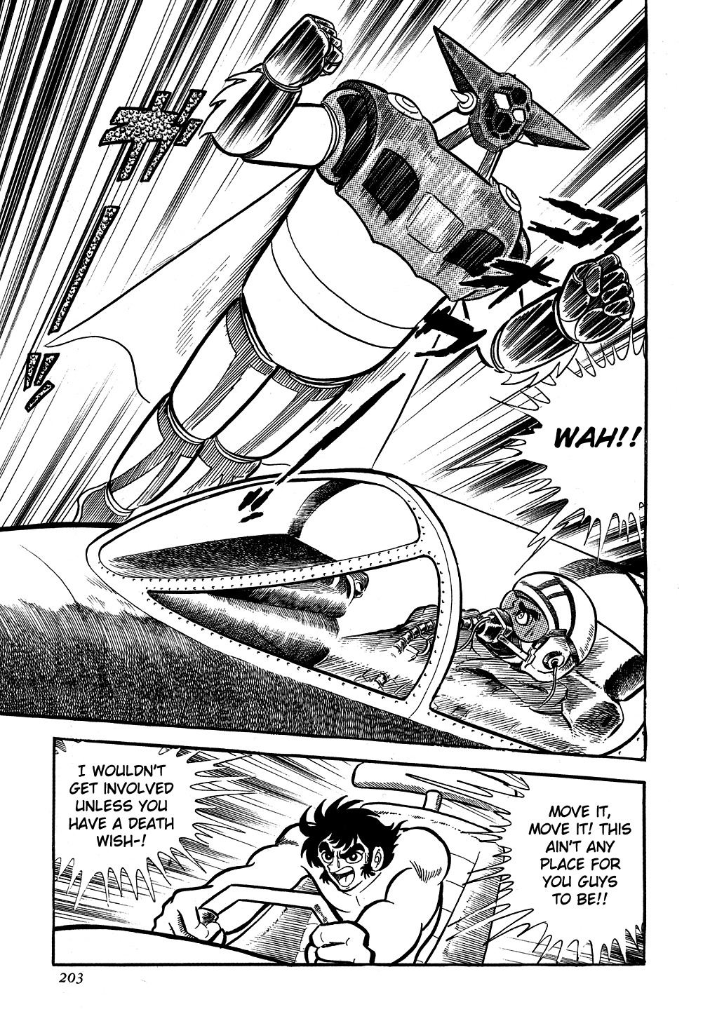 Getter Robo Chapter 5 page 7 - Chapter 5: Dark Lord of the Depths, Gore