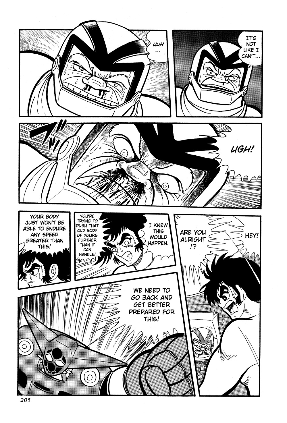 Getter Robo Chapter 5 page 9 - Chapter 5: Dark Lord of the Depths, Gore