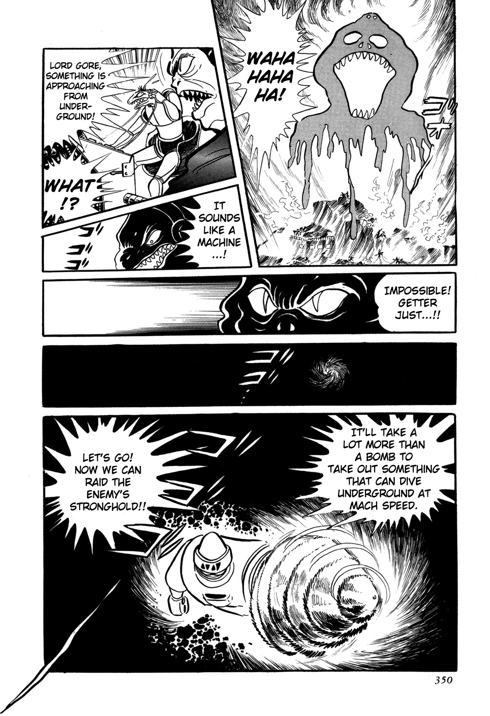 Getter Robo Chapter 6 page 105 - Chapter 6: Visions of Hell on Mt. Daisetsu