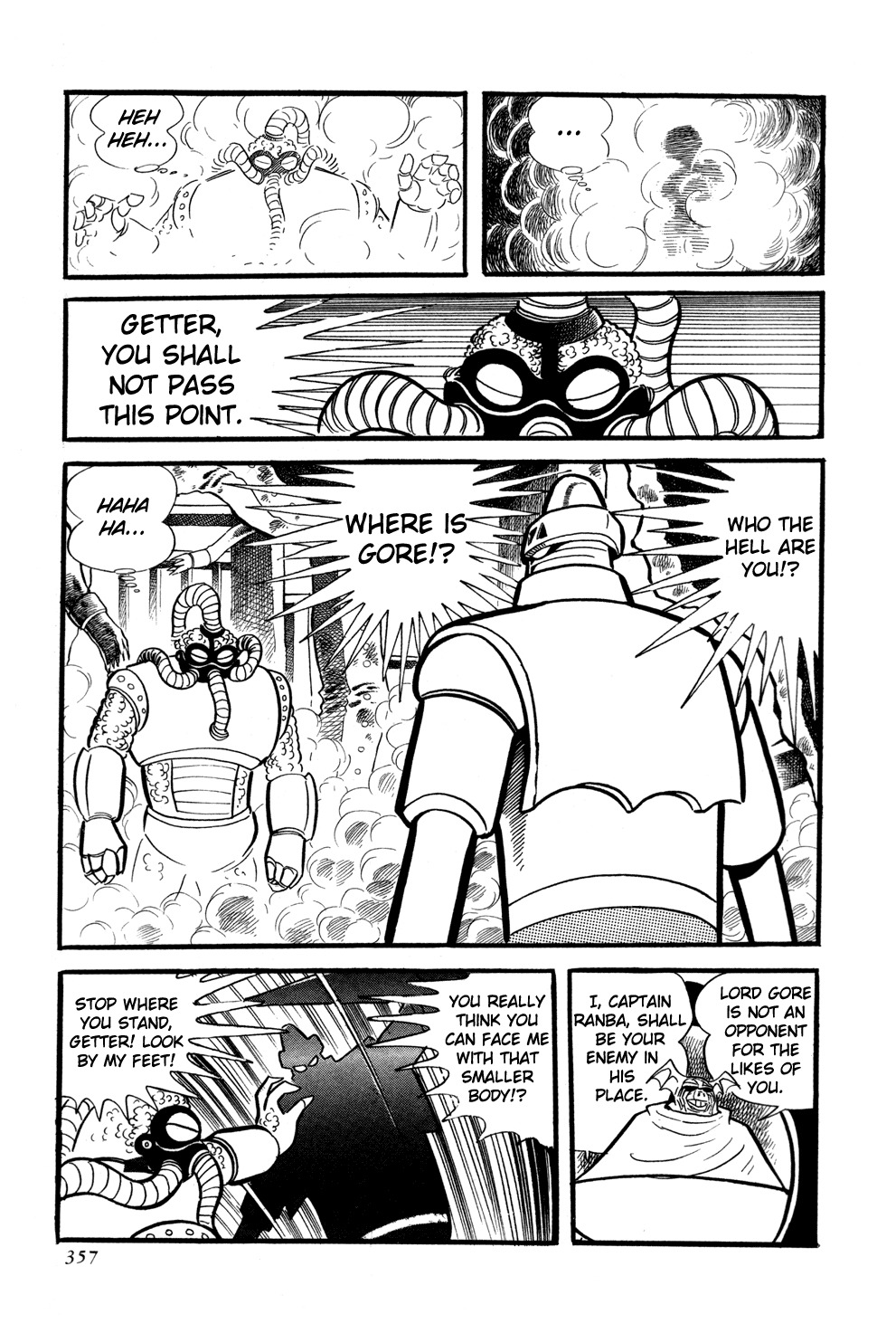 Getter Robo Chapter 6 page 112 - Chapter 6: Visions of Hell on Mt. Daisetsu