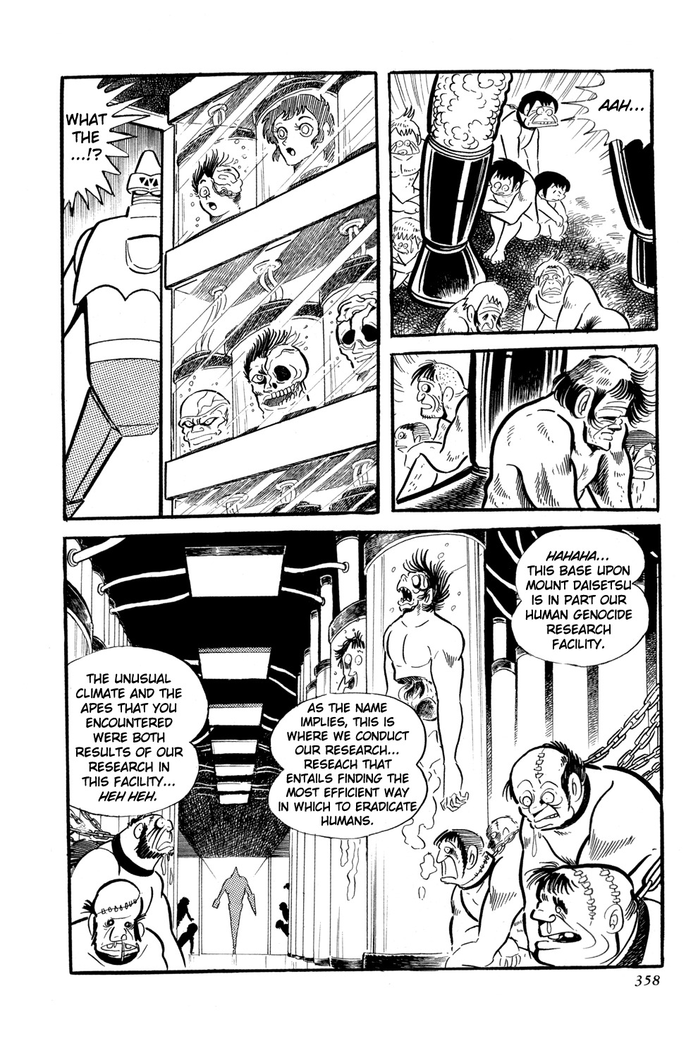 Getter Robo Chapter 6 page 113 - Chapter 6: Visions of Hell on Mt. Daisetsu