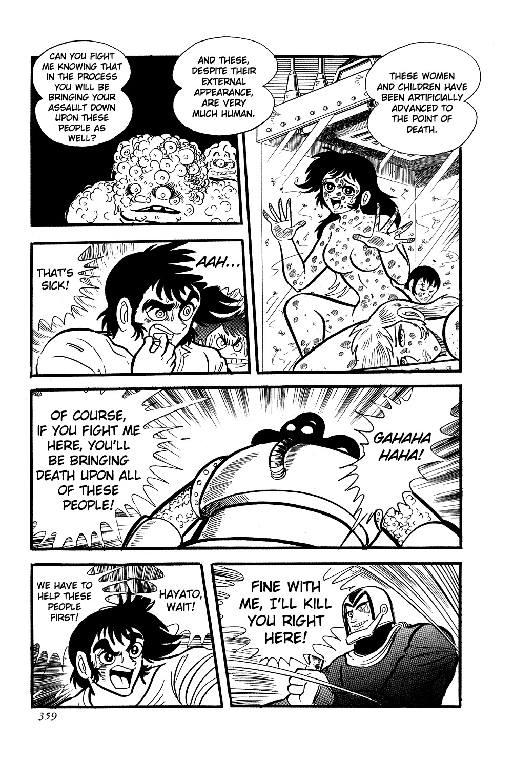 Getter Robo Chapter 6 page 114 - Chapter 6: Visions of Hell on Mt. Daisetsu