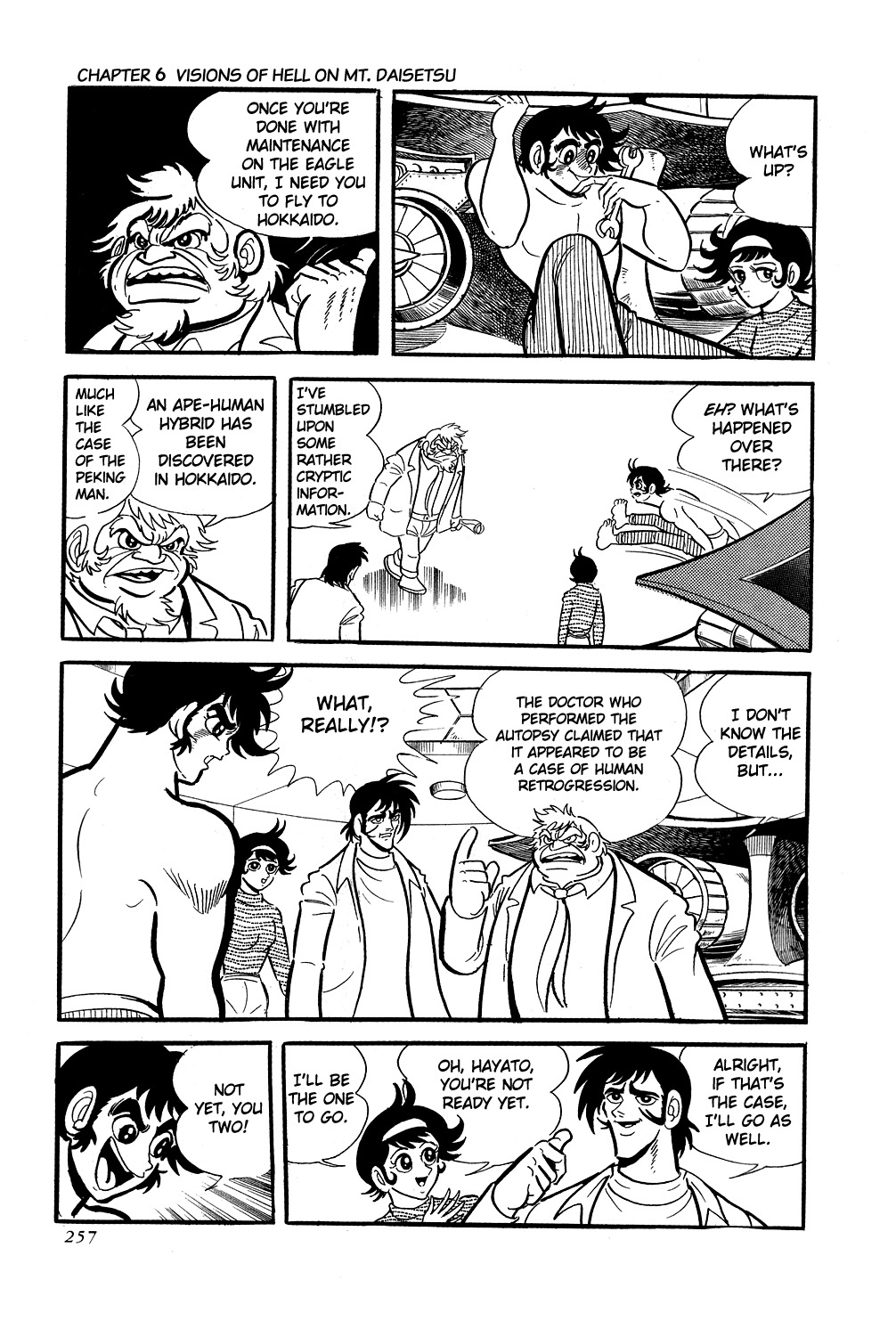 Getter Robo Chapter 6 page 13 - Chapter 6: Visions of Hell on Mt. Daisetsu