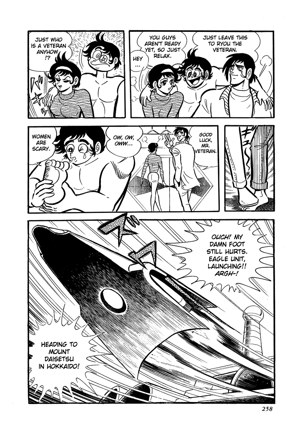 Getter Robo Chapter 6 page 14 - Chapter 6: Visions of Hell on Mt. Daisetsu