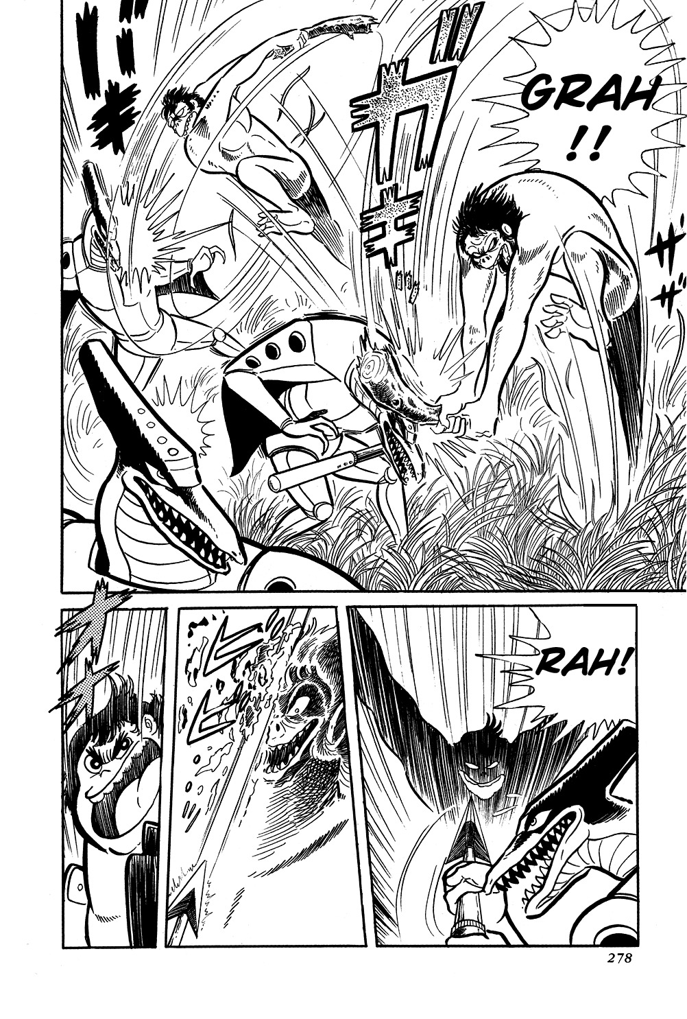 Getter Robo Chapter 6 page 34 - Chapter 6: Visions of Hell on Mt. Daisetsu