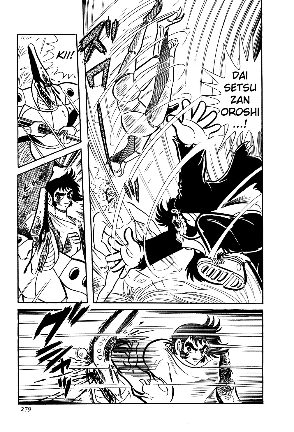 Getter Robo Chapter 6 page 35 - Chapter 6: Visions of Hell on Mt. Daisetsu