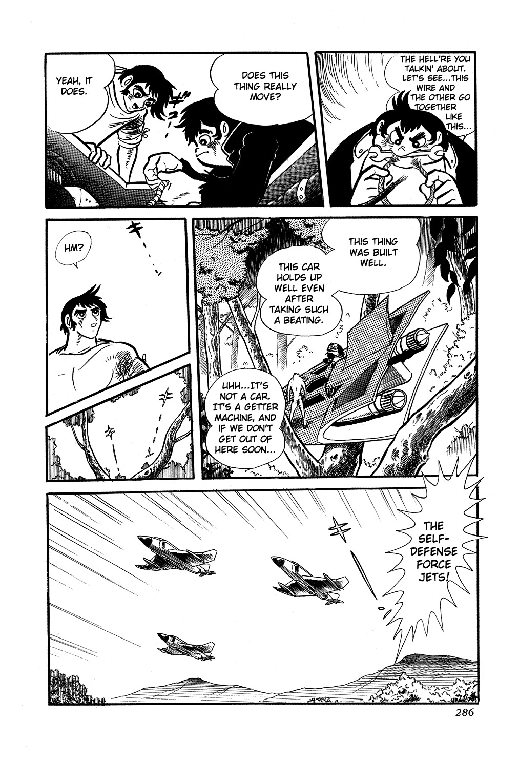Getter Robo Chapter 6 page 42 - Chapter 6: Visions of Hell on Mt. Daisetsu