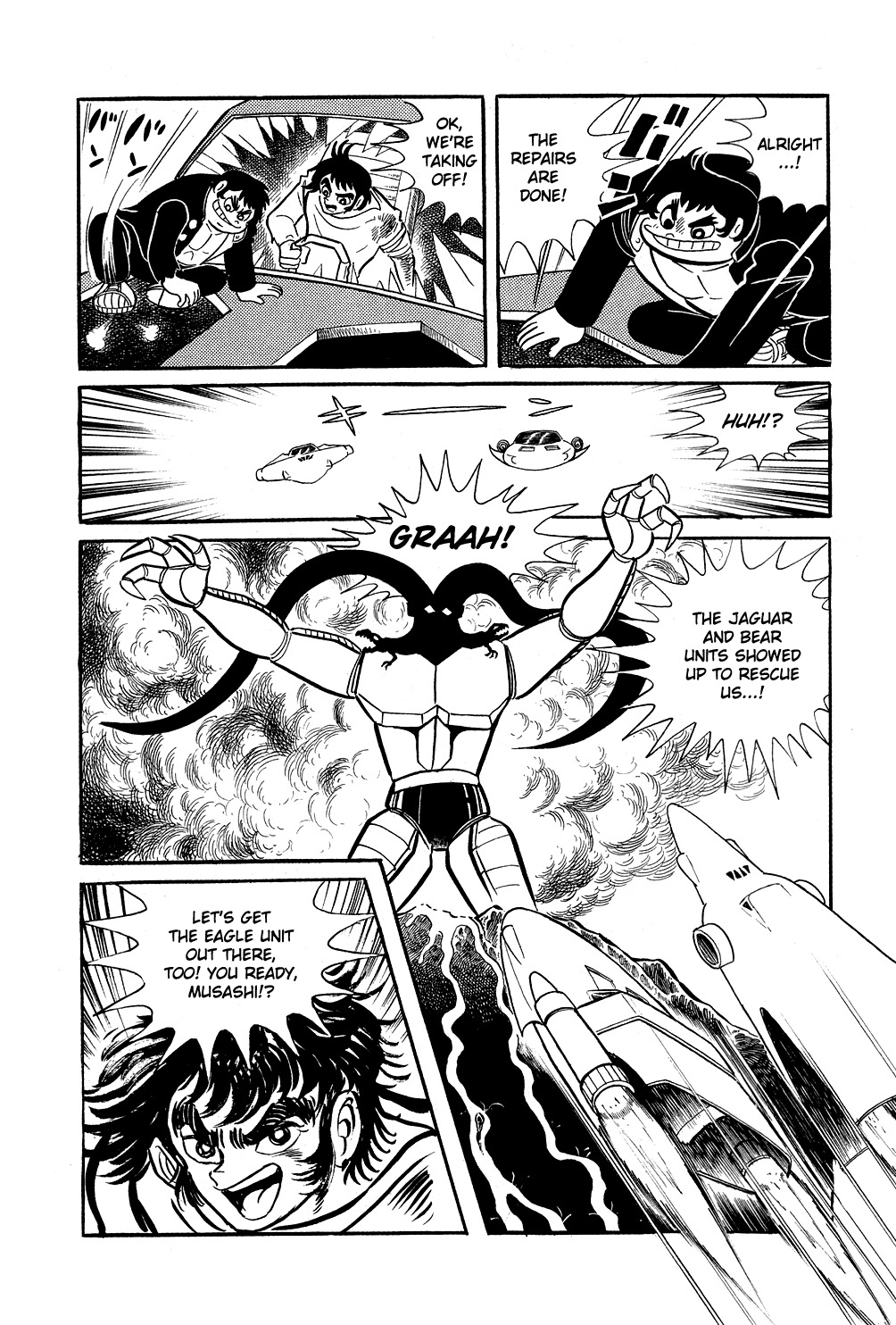 Getter Robo Chapter 6 page 46 - Chapter 6: Visions of Hell on Mt. Daisetsu