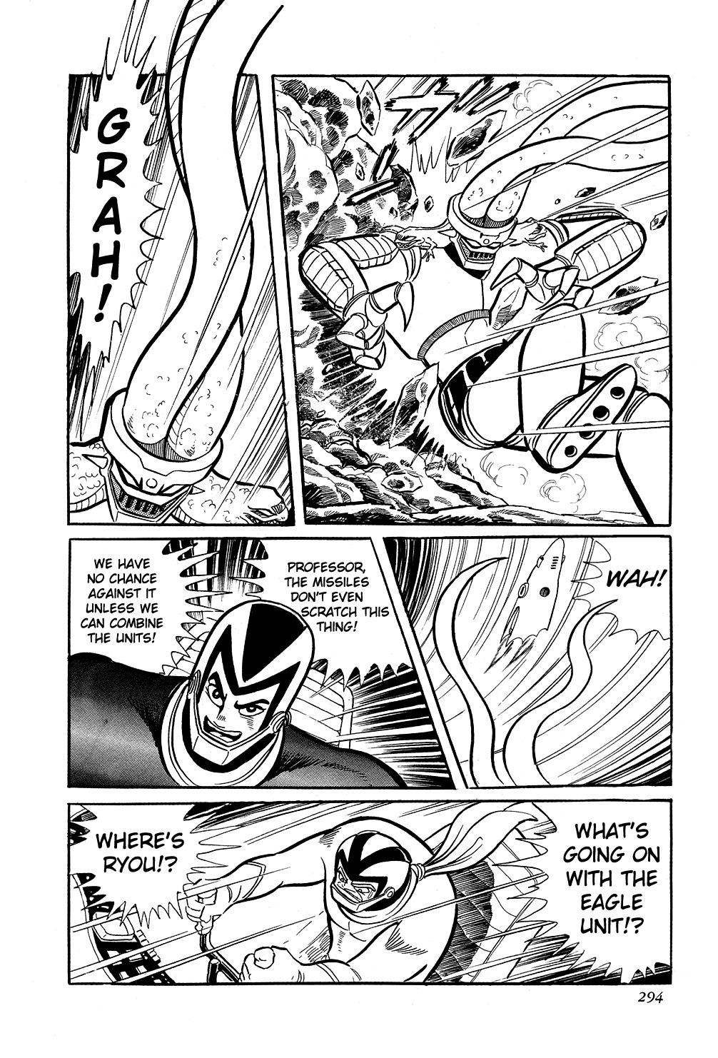 Getter Robo Chapter 6 page 50 - Chapter 6: Visions of Hell on Mt. Daisetsu