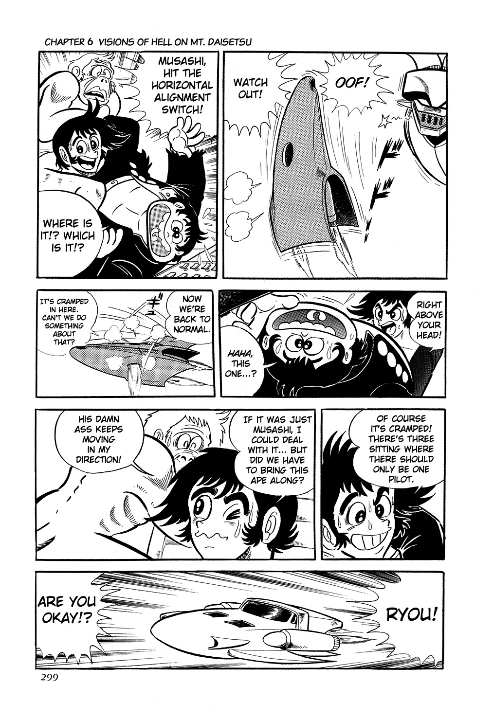 Getter Robo Chapter 6 page 55 - Chapter 6: Visions of Hell on Mt. Daisetsu