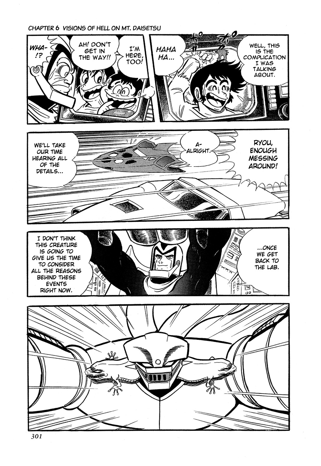 Getter Robo Chapter 6 page 57 - Chapter 6: Visions of Hell on Mt. Daisetsu