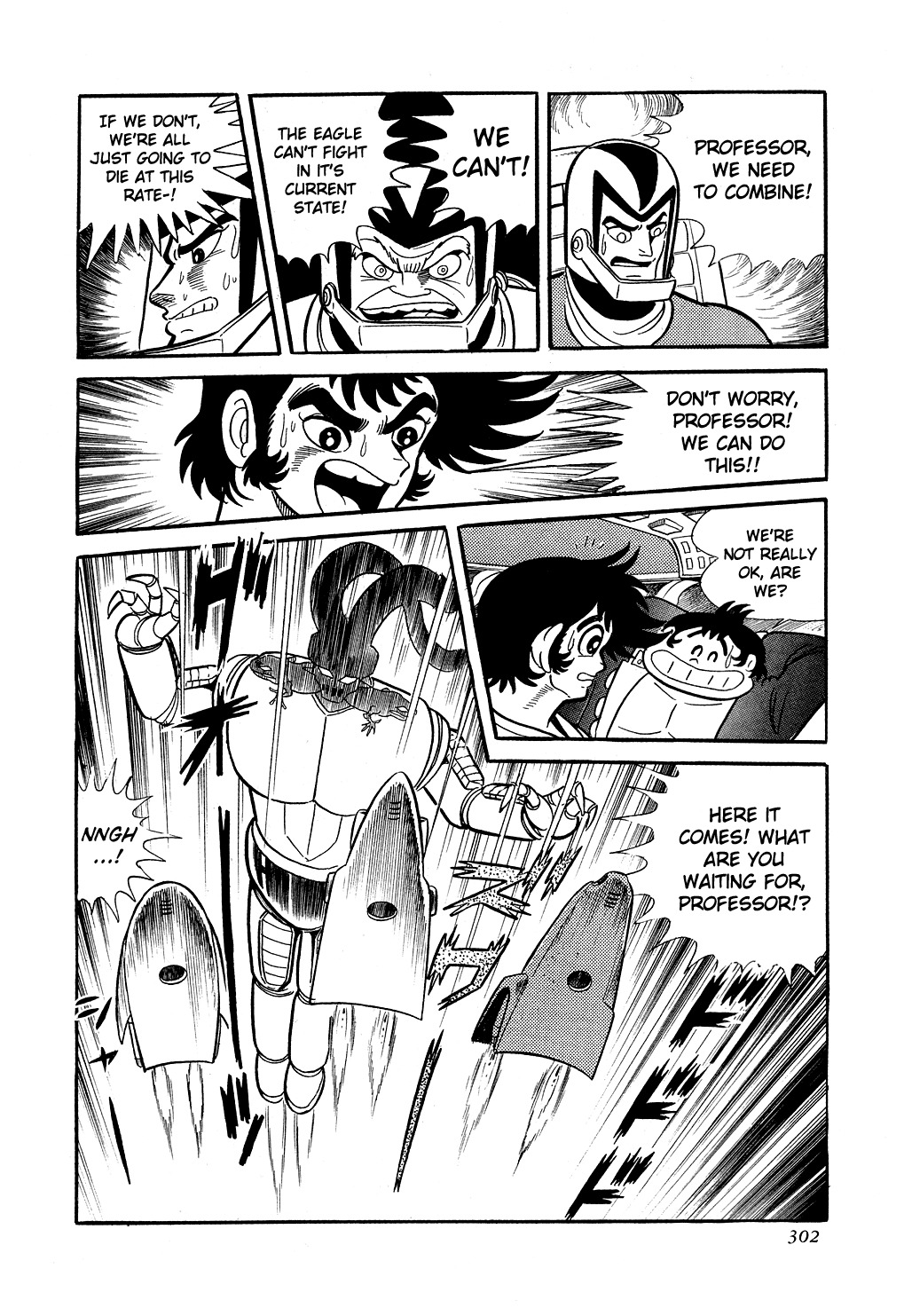 Getter Robo Chapter 6 page 58 - Chapter 6: Visions of Hell on Mt. Daisetsu