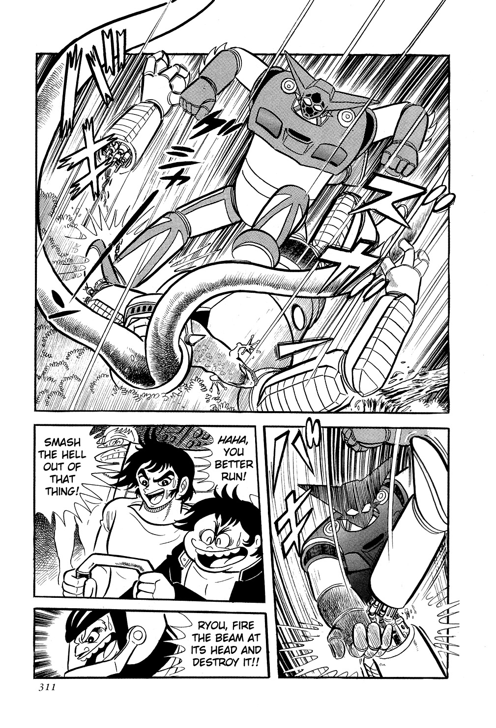 Getter Robo Chapter 6 page 66 - Chapter 6: Visions of Hell on Mt. Daisetsu