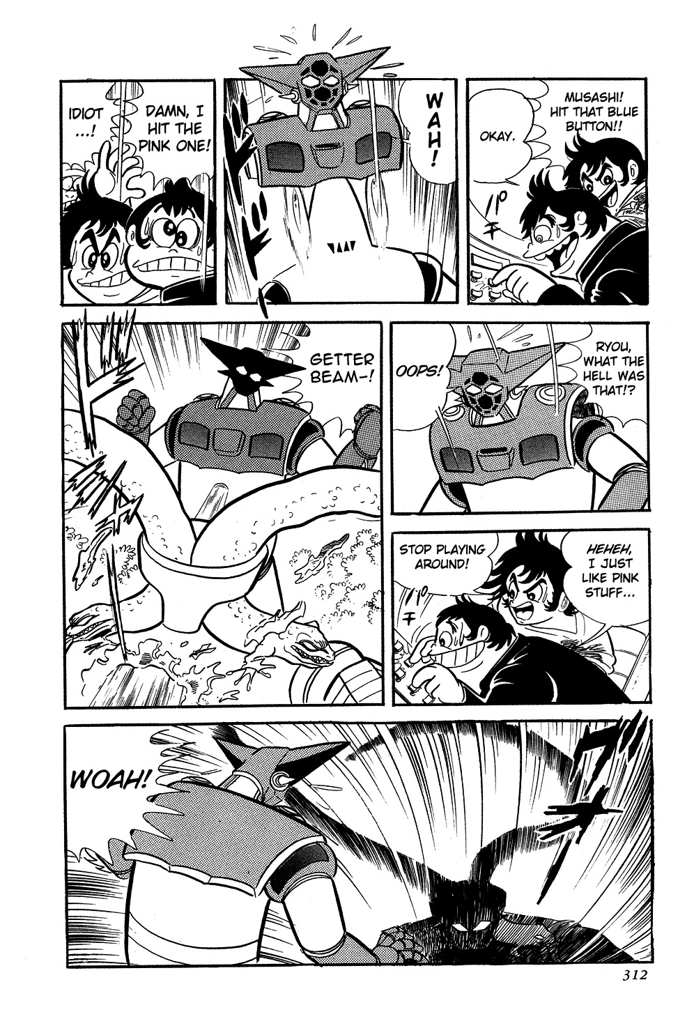 Getter Robo Chapter 6 page 67 - Chapter 6: Visions of Hell on Mt. Daisetsu