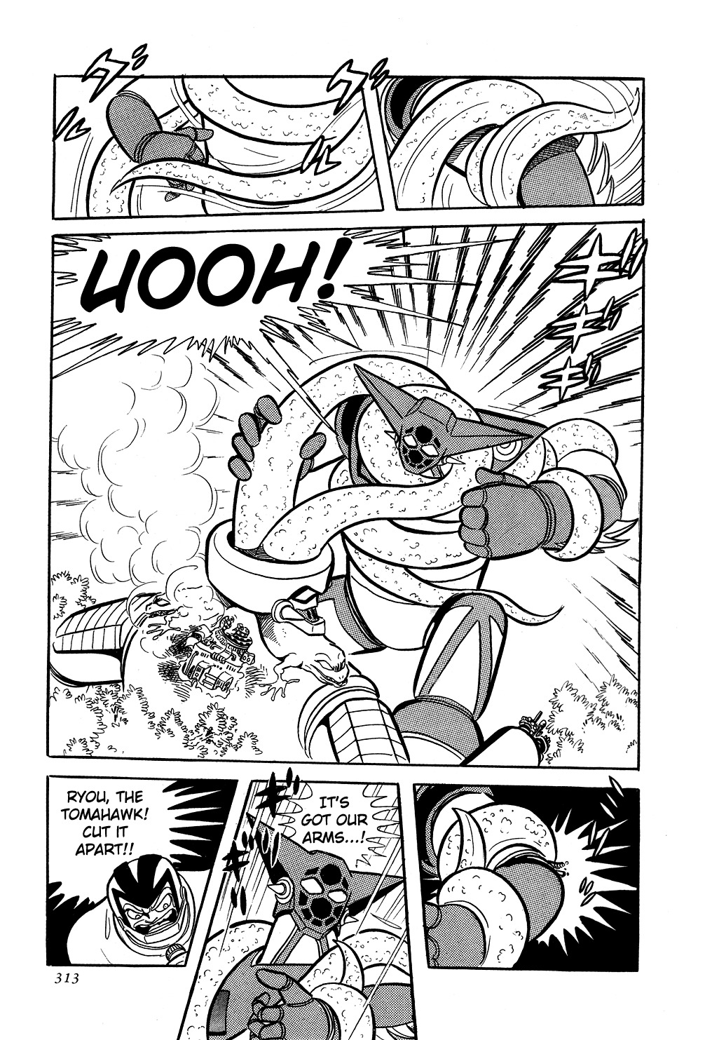 Getter Robo Chapter 6 page 68 - Chapter 6: Visions of Hell on Mt. Daisetsu