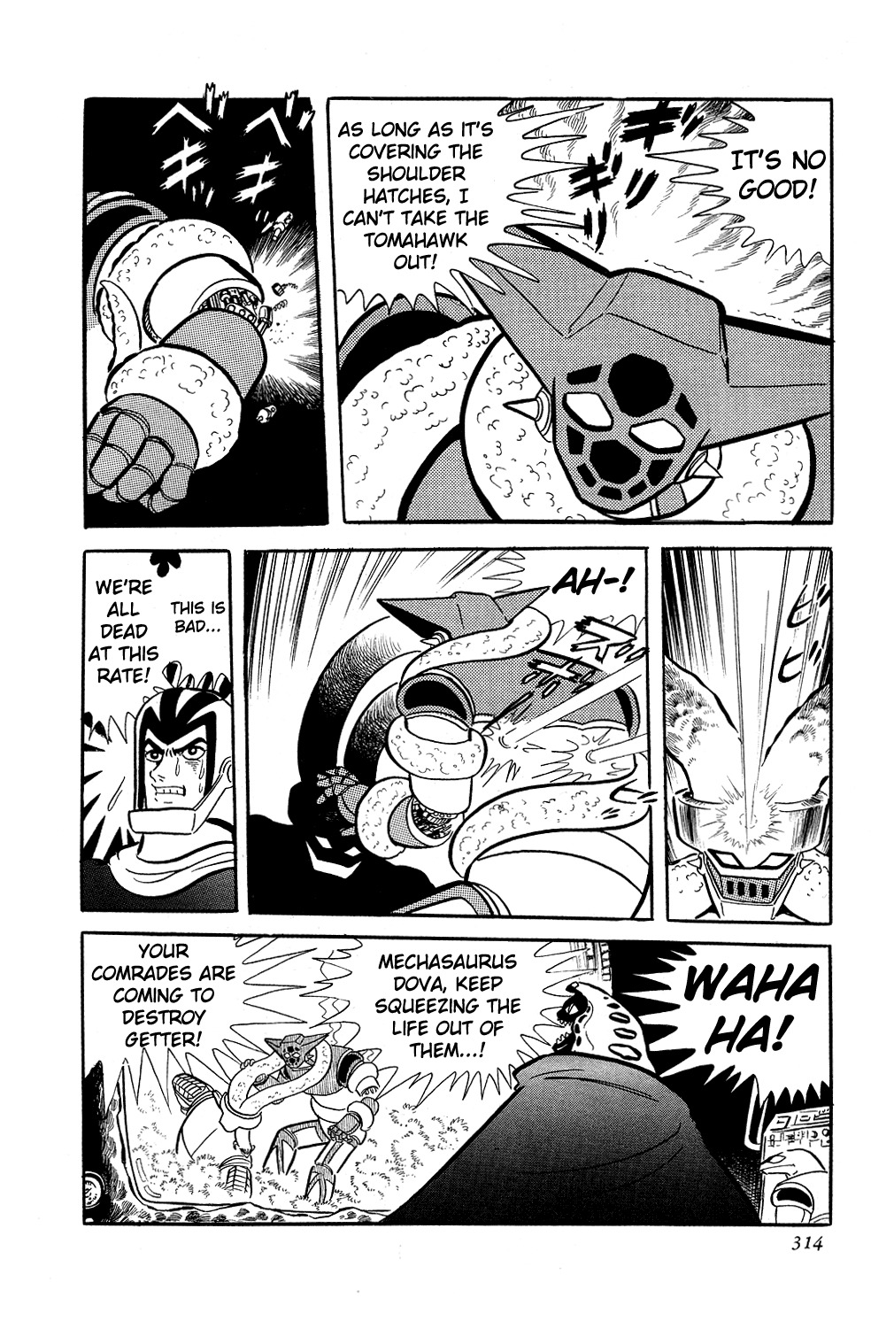 Getter Robo Chapter 6 page 69 - Chapter 6: Visions of Hell on Mt. Daisetsu