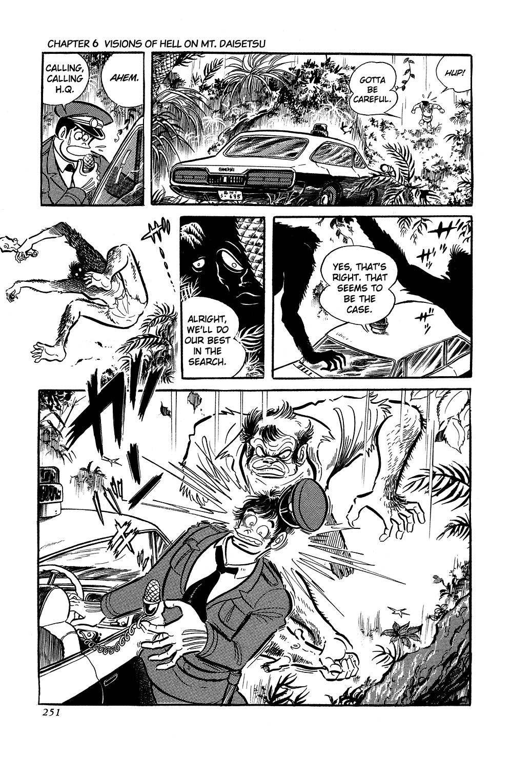 Getter Robo Chapter 6 page 7 - Chapter 6: Visions of Hell on Mt. Daisetsu