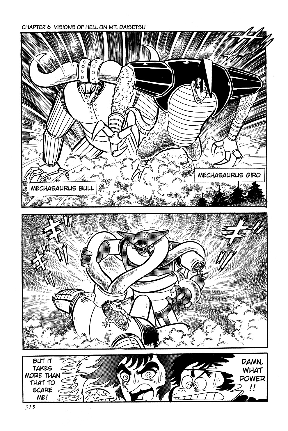 Getter Robo Chapter 6 page 70 - Chapter 6: Visions of Hell on Mt. Daisetsu