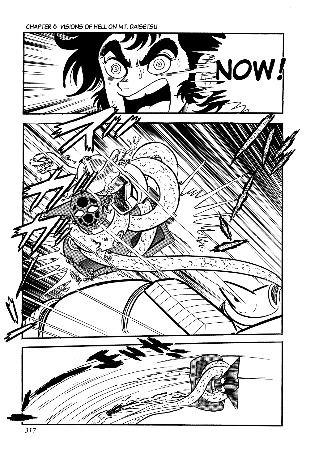 Getter Robo Chapter 6 page 72 - Chapter 6: Visions of Hell on Mt. Daisetsu
