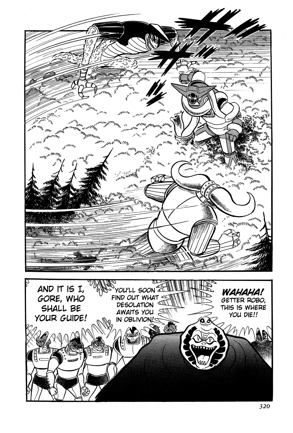 Getter Robo Chapter 6 page 75 - Chapter 6: Visions of Hell on Mt. Daisetsu