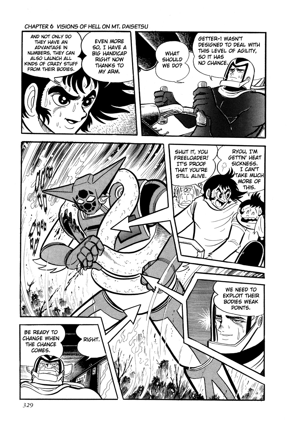Getter Robo Chapter 6 page 84 - Chapter 6: Visions of Hell on Mt. Daisetsu