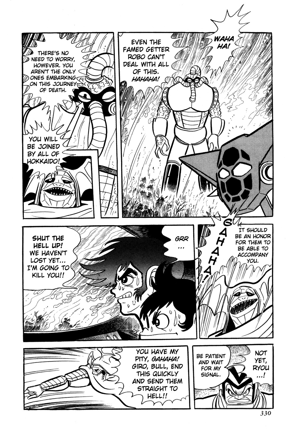 Getter Robo Chapter 6 page 85 - Chapter 6: Visions of Hell on Mt. Daisetsu
