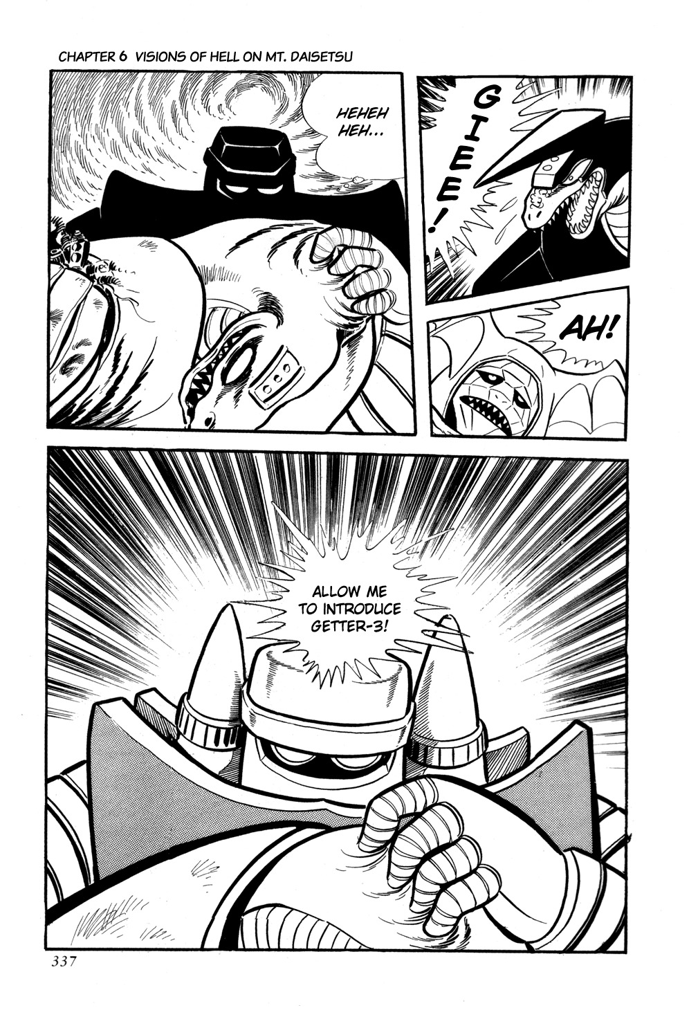 Getter Robo Chapter 6 page 92 - Chapter 6: Visions of Hell on Mt. Daisetsu