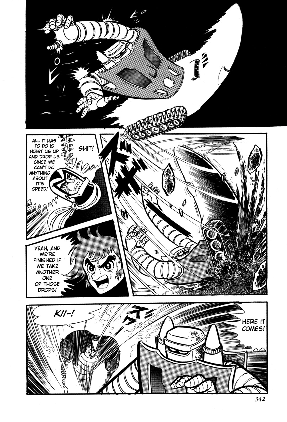 Getter Robo Chapter 6 page 97 - Chapter 6: Visions of Hell on Mt. Daisetsu