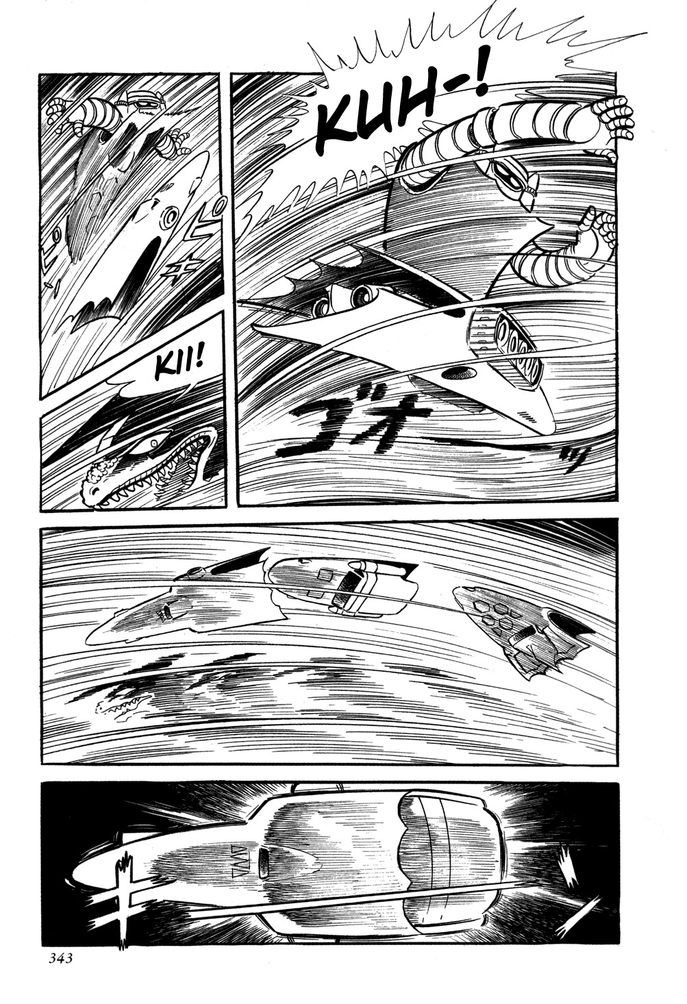 Getter Robo Chapter 6 page 98 - Chapter 6: Visions of Hell on Mt. Daisetsu