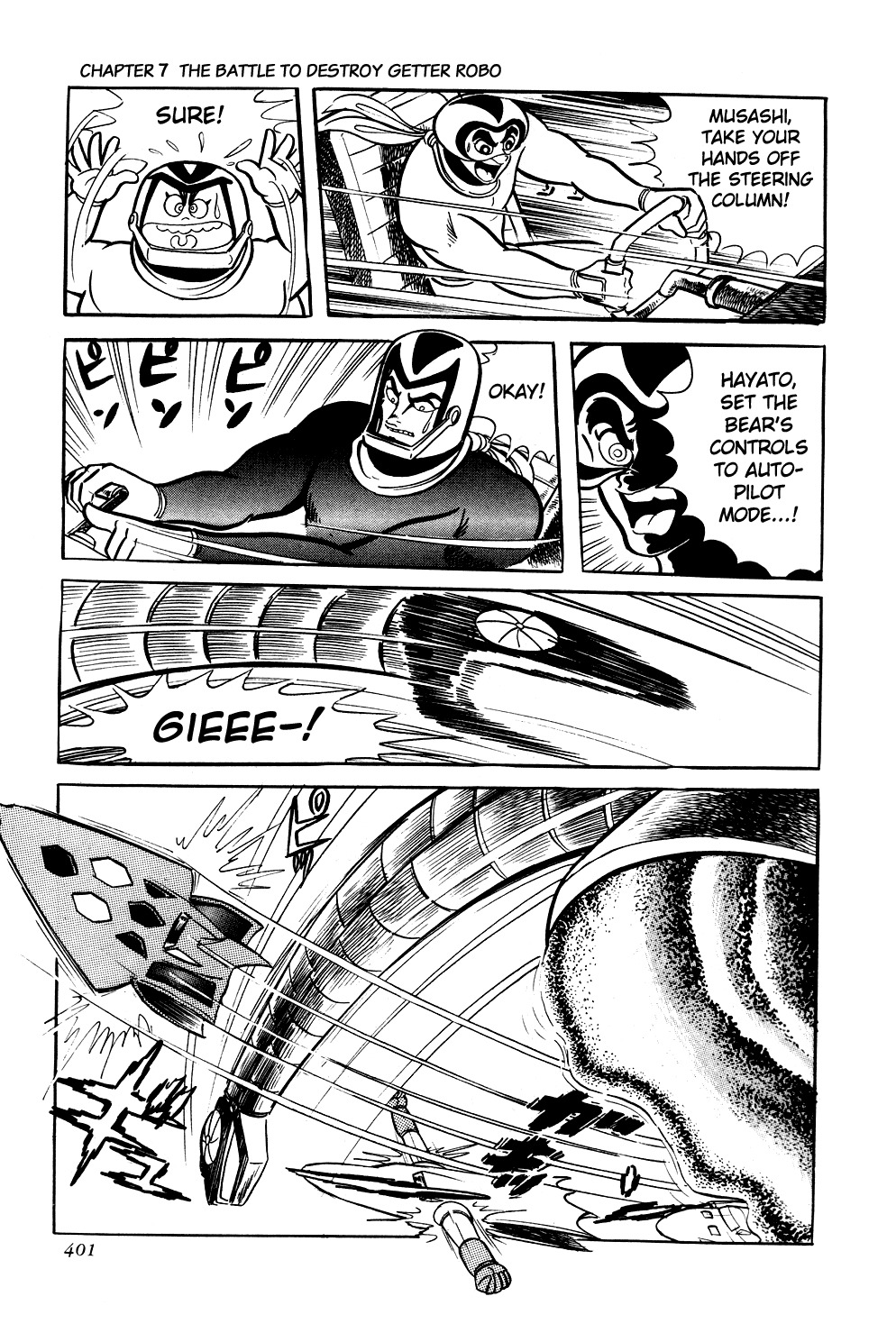 Getter Robo Chapter 7 page 33 - Chapter 7: The Battle to Destroy Getter Robo