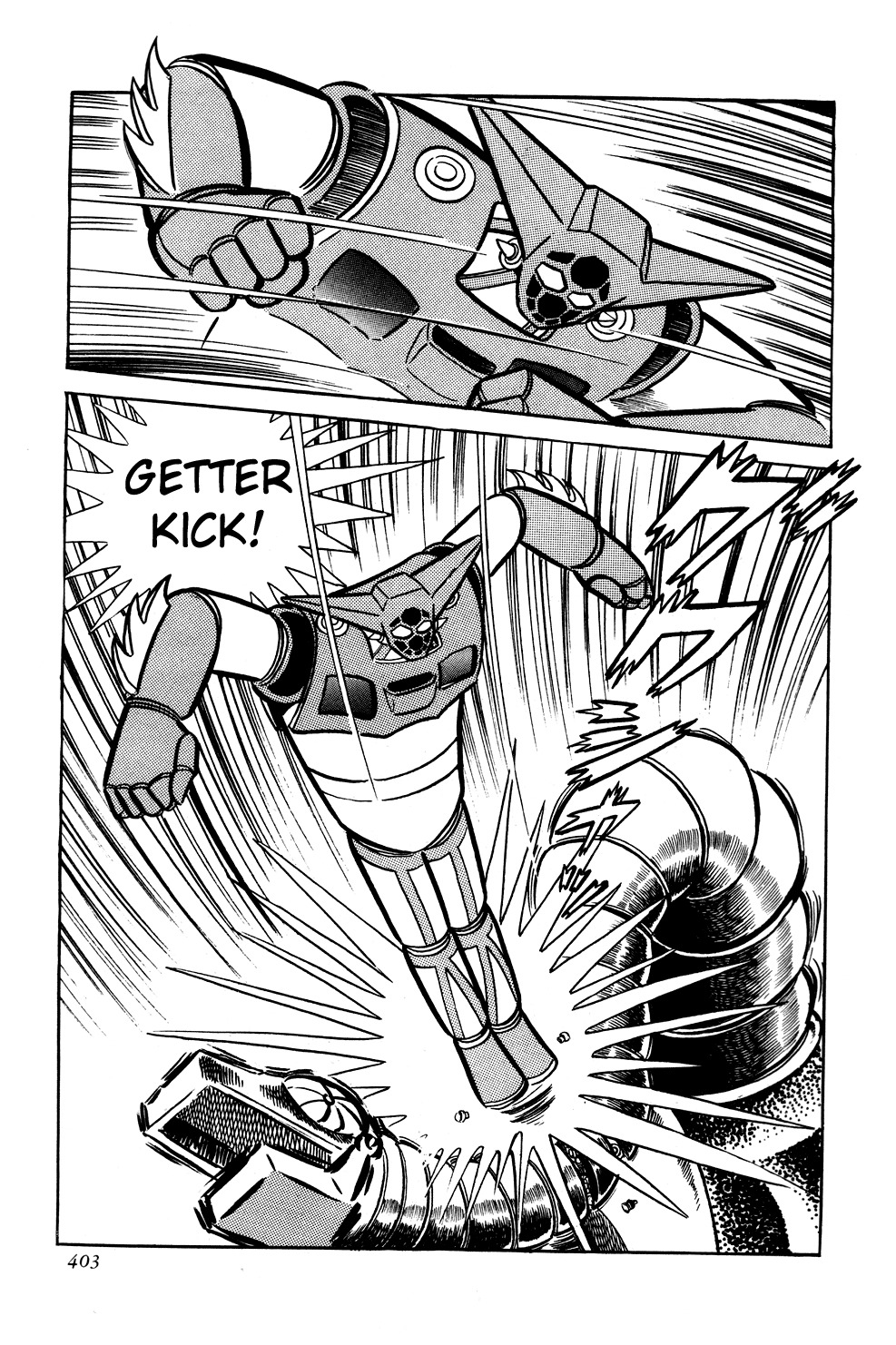 Getter Robo Chapter 7 page 35 - Chapter 7: The Battle to Destroy Getter Robo