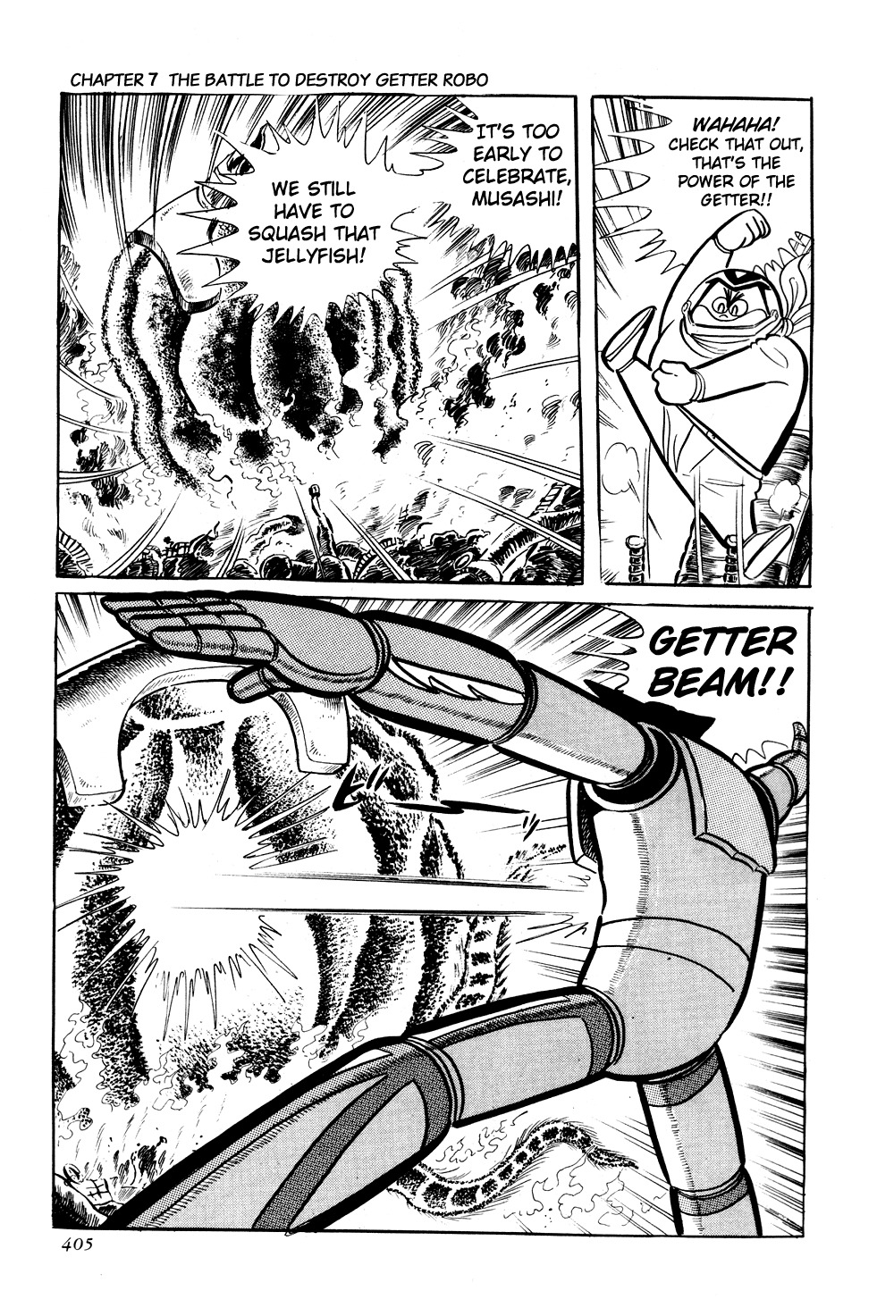 Getter Robo Chapter 7 page 37 - Chapter 7: The Battle to Destroy Getter Robo
