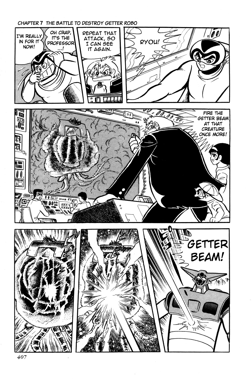 Getter Robo Chapter 7 page 39 - Chapter 7: The Battle to Destroy Getter Robo