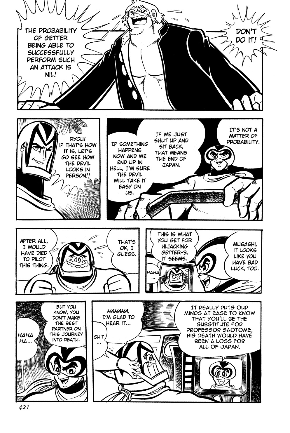 Getter Robo Chapter 7 page 53 - Chapter 7: The Battle to Destroy Getter Robo