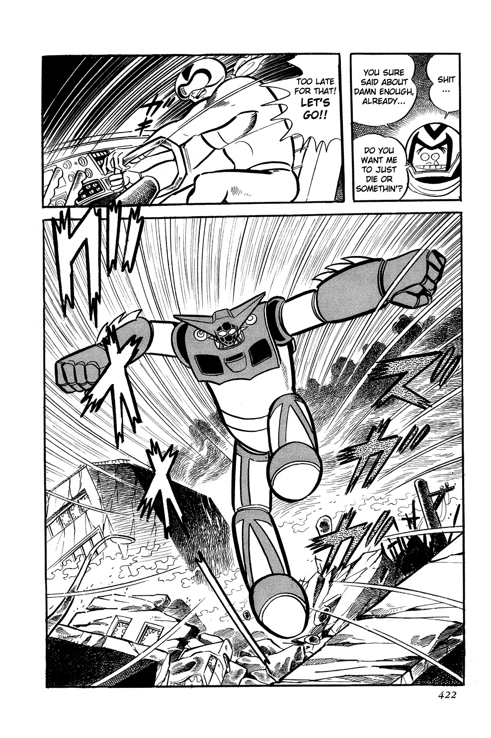 Getter Robo Chapter 7 page 54 - Chapter 7: The Battle to Destroy Getter Robo
