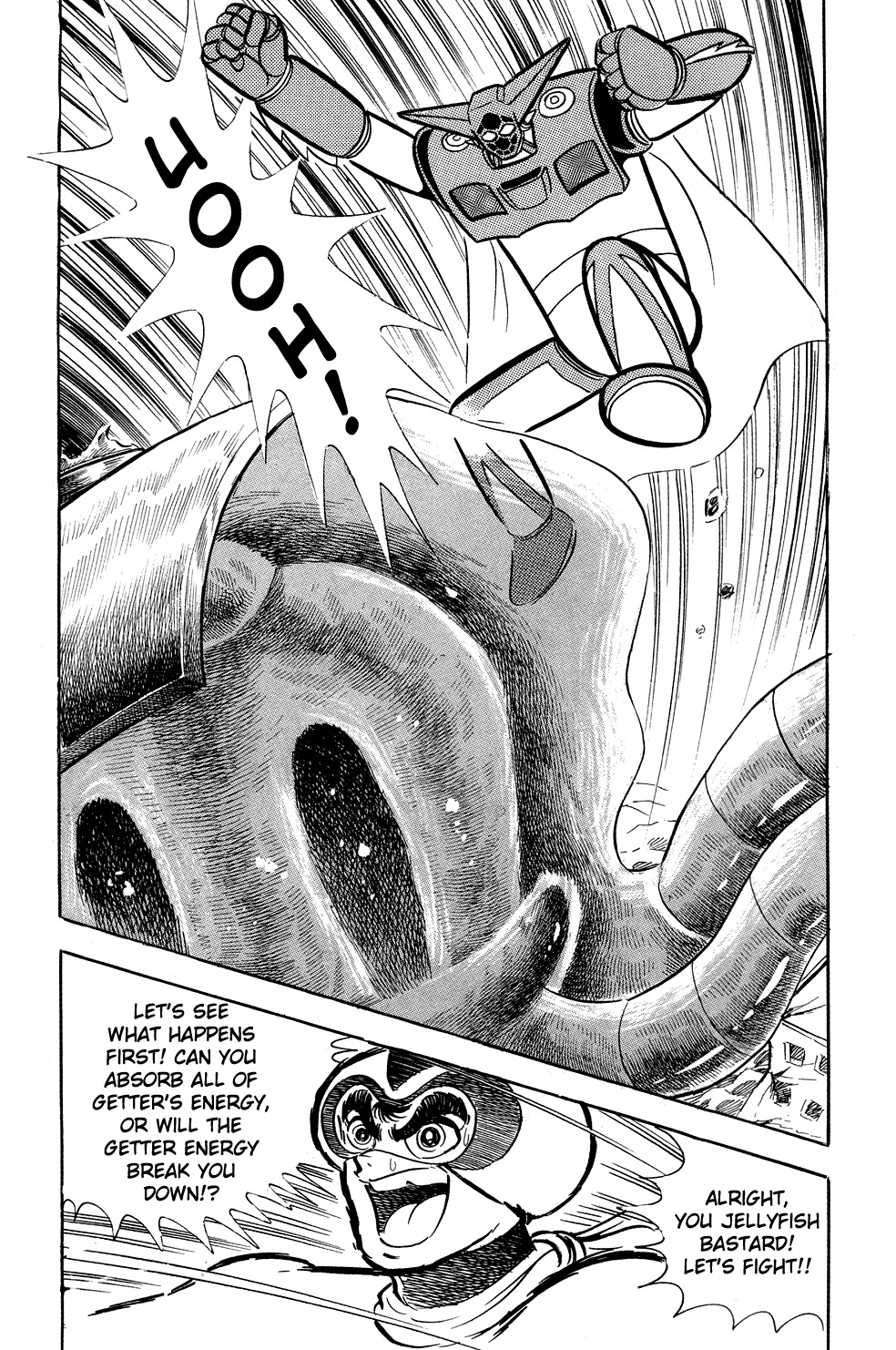 Getter Robo Chapter 7 page 58 - Chapter 7: The Battle to Destroy Getter Robo