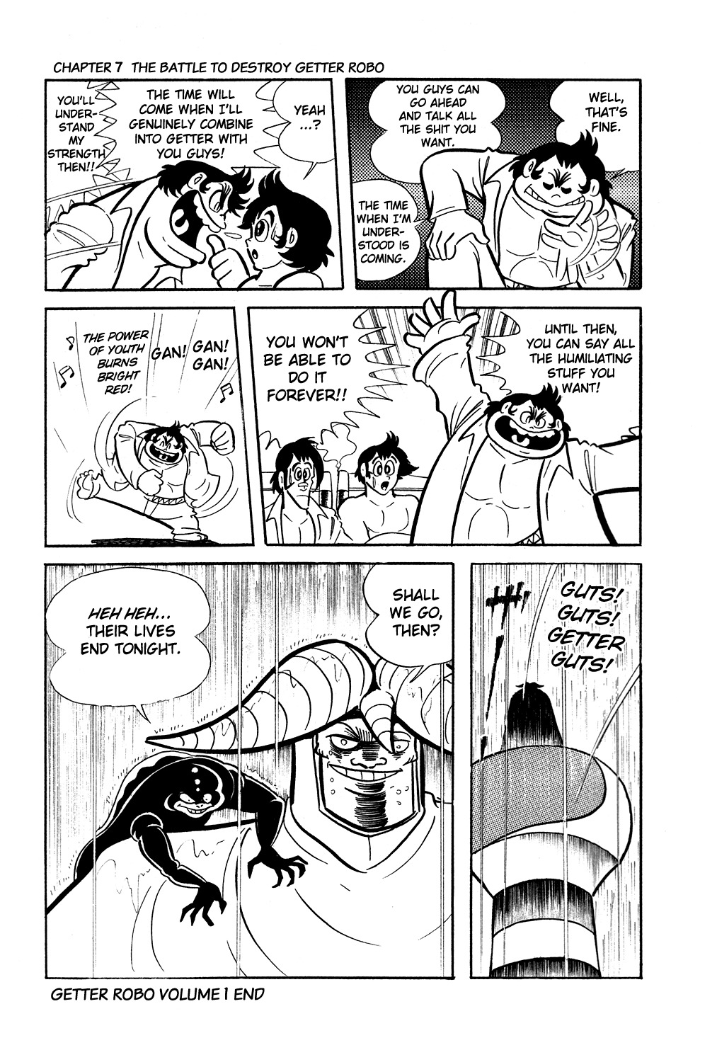 Getter Robo Chapter 7 page 69 - Chapter 7: The Battle to Destroy Getter Robo