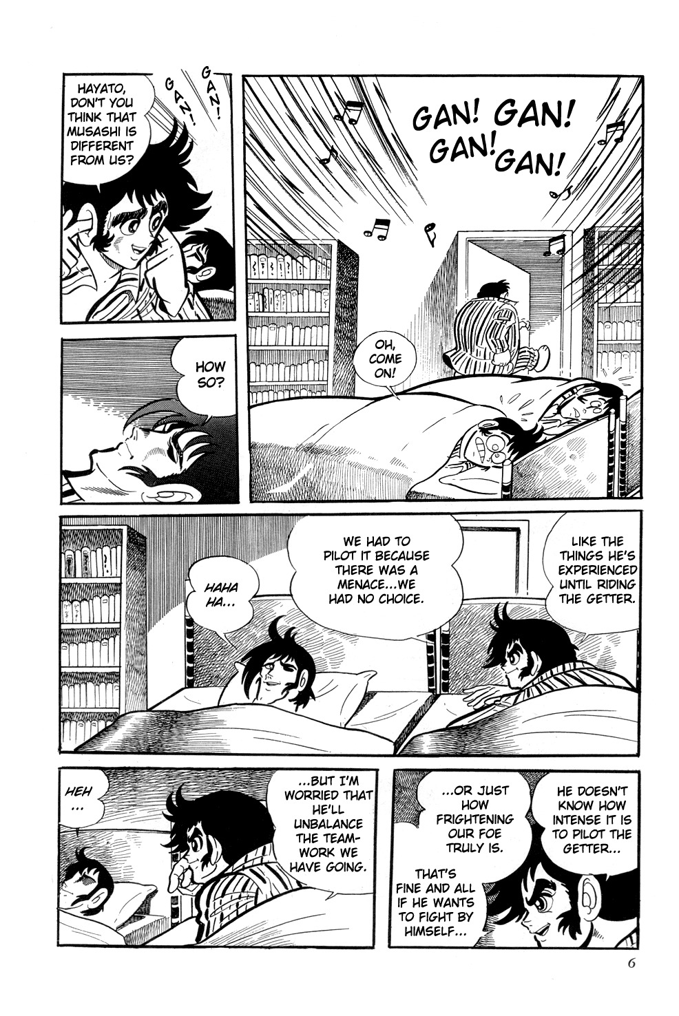 Getter Robo Chapter 8 page 10 - Chapter 8: Chiryu Clan