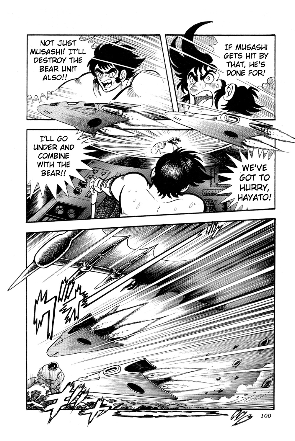 Getter Robo Chapter 8 page 103 - Chapter 8: Chiryu Clan