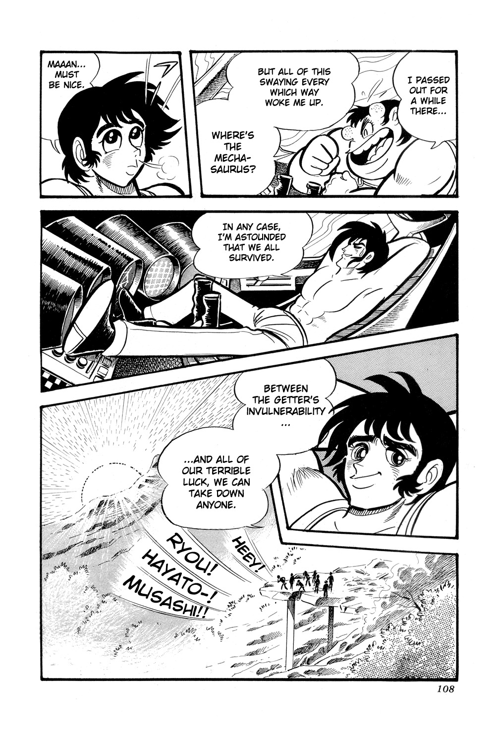 Getter Robo Chapter 8 page 111 - Chapter 8: Chiryu Clan